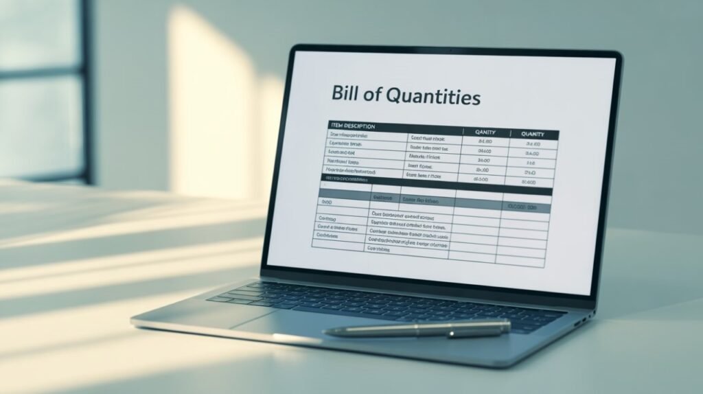 Bill of Quantities